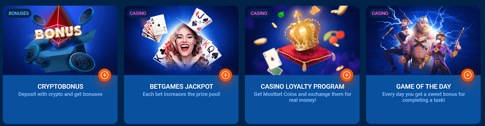 Bonuses Mostbet online Casino
