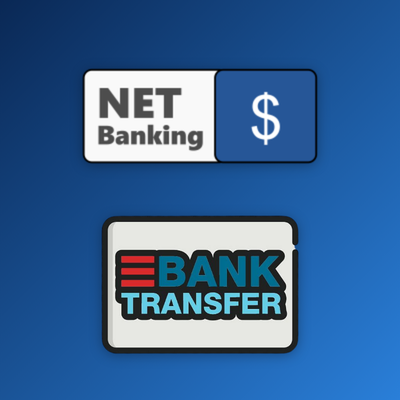 Net banking transfer icon for Mostbet affiliate program commissions to Indian bank accounts
