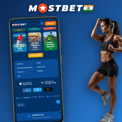 Mostbet Casino India lobby showing slots and live blackjack on smartphone